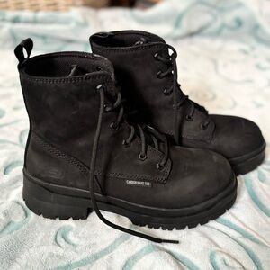 Skechers Black Comp Toe Boots